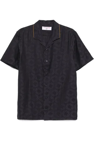 Orlebar Brown Camicia Hibbert 007 con monogramma