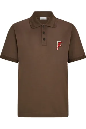 Salvatore Ferragamo Polo in cotone con ricamo logo