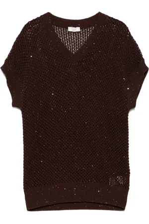 PESERICO SIGN Canotta con paillettes
