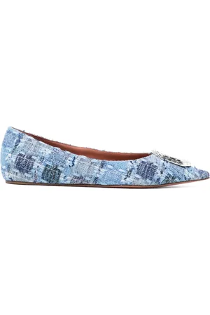 Amina Muaddi Ballerine Camelia