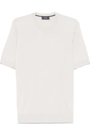 PESERICO SIGN T-shirt in maglia fine