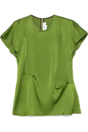 Victoria Beckham Top con pieghe