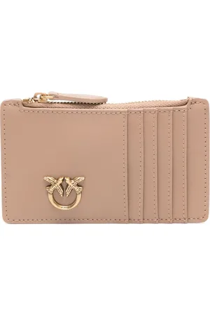 Pinko Portacarte Love Birds in pelle