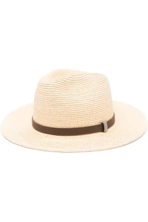 PESERICO SIGN Fedora con fascia in pelle