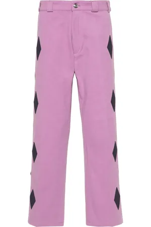 Bluemarble Pantaloni dritti con perline