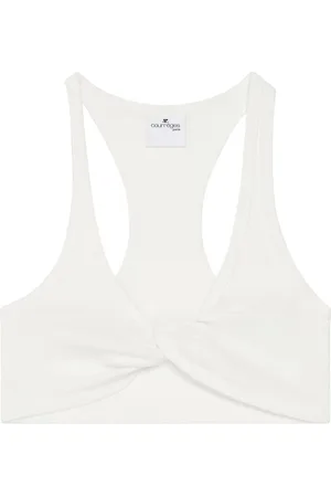 Courrèges Top con dettaglio attorcigliato
