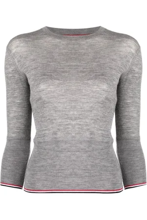 Thom Browne Maglione con bordo a righe
