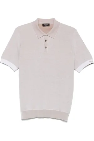 PESERICO SIGN Polo in cotone con ricamo logo