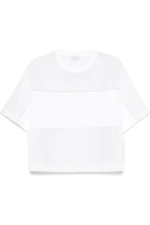 PESERICO SIGN T-shirt con design a inserti