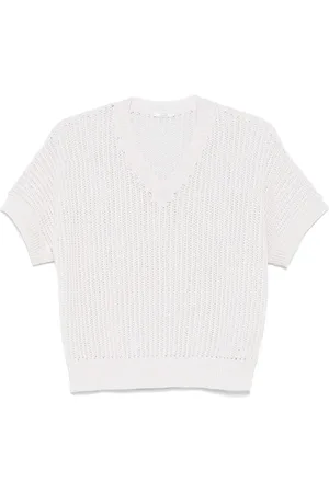 PESERICO SIGN Top in maglia traforata