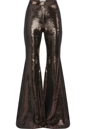Nina Ricci Pantaloni svasati con paillettes