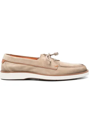 santoni Mocassini in pelle scamosciata