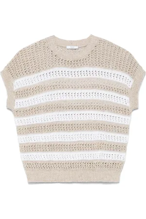 PESERICO SIGN Top in maglia traforata