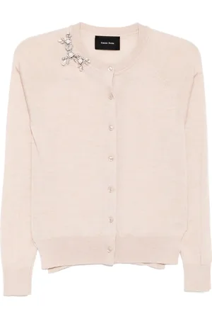 Simone Rocha Cardigan con dettaglio collana