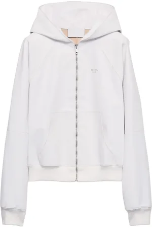 Prada Felpa in pelle con zip