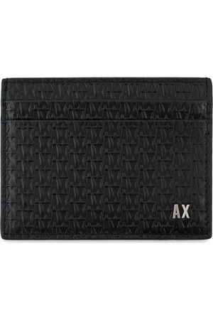 Armani Exchange Portacarte con monogramma inciso