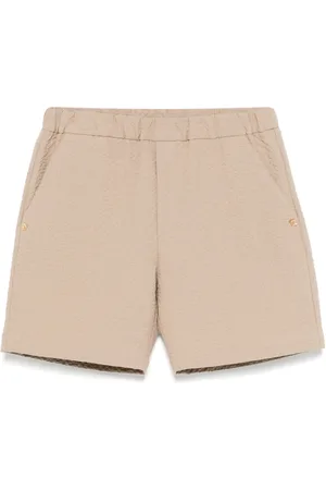 VERSACE Shorts con motivo seersucker