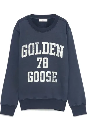Golden Goose Felpa con stampa effetto vintage