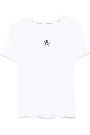 Marine Serre T-shirt con logo luna