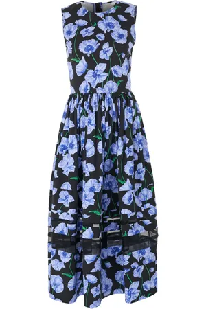 Carolina Herrera Abito midi a fiori