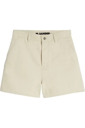 Jil Sander Shorts denim a vita alta