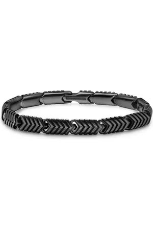 David Yurman Bracciale con motivo chevron