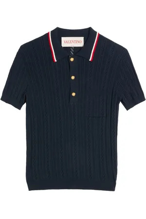VALENTINO GARAVANI Polo in cotone con ricamo logo