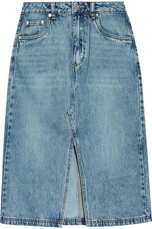 Gestuz Gonna in denim con logo