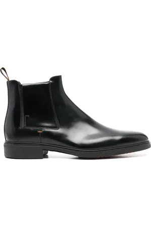 santoni Stivali Chelsea in pelle