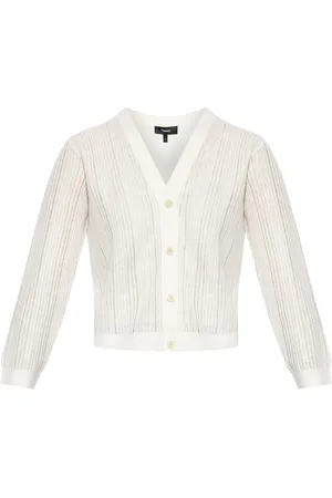 THEORY Cardigan crop con bottoni