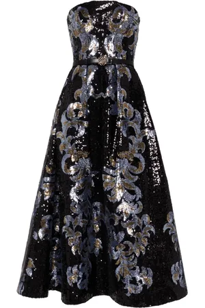 Elie saab Abito midi con paillettes