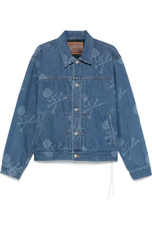 MASTERMIND Giacca denim con monogramma