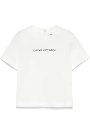 Emporio Armani T-shirt con logo gommato