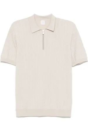 ELEVENTY Polo in maglia intrecciata