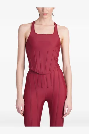 MUGLER Top smanicato