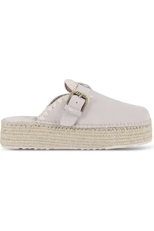 Mou Slippers in pelle scamosciata