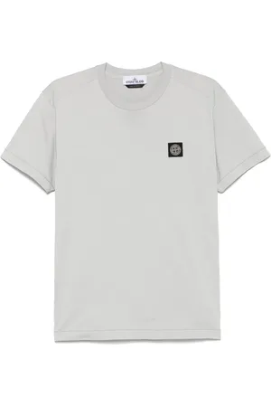Stone Island T-shirt con applicazione Compass