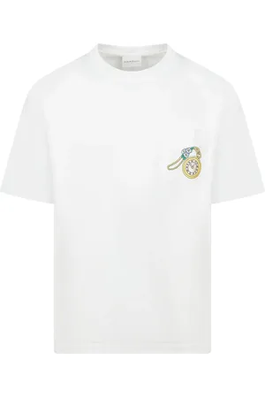 Drôle de Monsieur T-shirt con ricamo
