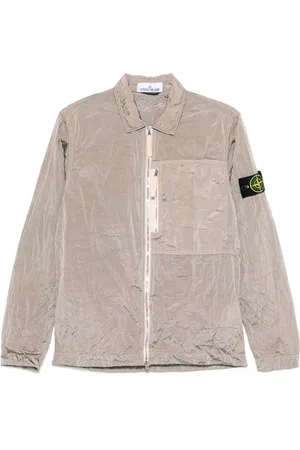 Stone Island Giacca con effetto stropicciato