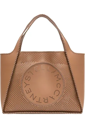 Stella McCartney Borsa tote con logo traforato