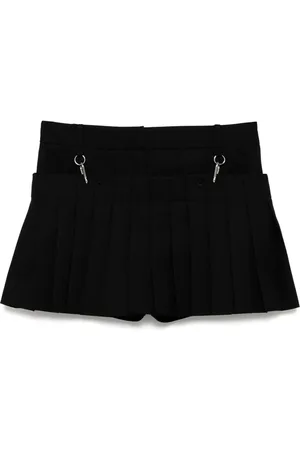 tibi Shorts Grain De Poudre Convertible con pieghe