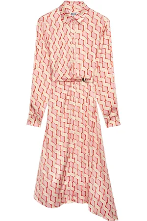 Msgm Abito con stampa geometrica