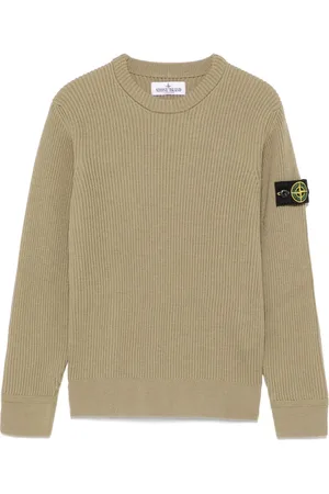 Stone Island Felpa con applicazione Compass