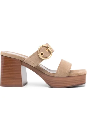 Gianvito Rossi Sandali in pelle scamosciata 90mm