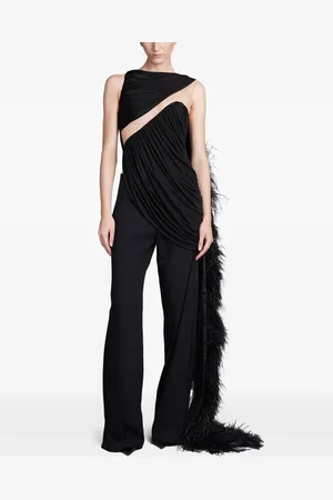 DAVID KOMA Top drappeggiato