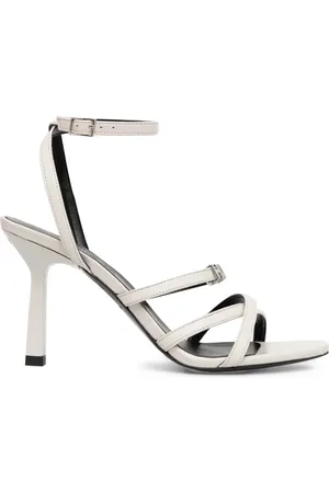 HUGO BOSS Sandali in pelle con logo 90mm