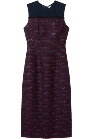 ST. JOHN Abito midi in tweed