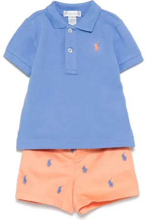 Ralph Lauren Set shorts con ricamo Polo Pony