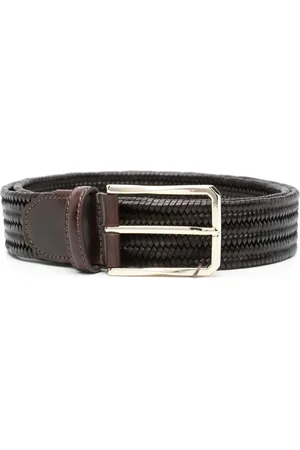 CANALI Cintura intrecciata in pelle