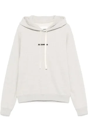 Jil Sander Felpa con cappuccio e logo